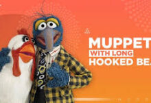 muppet with long hooked beak