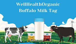 wellhealthorganic buffalo milk tag